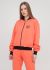 Толстовка-бомбер жіноча демісезонна Only Women персикова з шевроном на грудях коротка (лакоста)