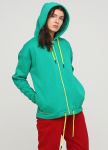 Толстовка женская зимняя Only Women зелёная с боковыми карманами Толстовка женская зимняя Only Women зелёная с боковыми карманами