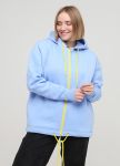 Толстовка женская голубая зимняя с боковыми карманами Only Women Толстовка женская голубая зимняя с боковыми карманами Only Women