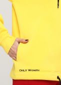 Толстовка жіноча зимова Only Women жовта з боковими кишенями Толстовка жіноча зимова Only Women жовта з боковими кишенями