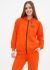 Толстовка женская демисезонная Only Women мандариновая с рибаной внизу (двунитка петля)