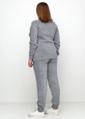 Костюм (свитер, брюки) женский серый вязаный Edira