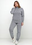 Костюм (свитер, брюки) женский серый вязаный Edira Костюм (свитер, брюки) женский серый вязаный Edira