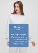 Світшот жіночий літній Only Women світло-сірий з сірим лого на рукаві