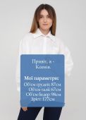 Сорочка жіноча Only Women біла з льону з білими гудзиками