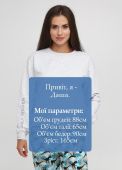 Свитшот женский демисезонный Only Women светло-серый с серым лого на рукаве